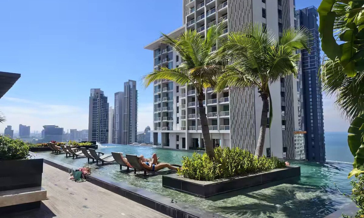 North Pattaya Apartment | 1 BR 5mins to beach Sea view Riviera Wongamat