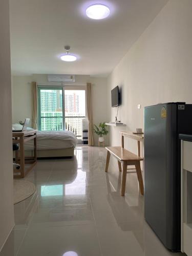 Suan Luang Apartment | 22fl Condo near Vibharam Hospital 30sqm Monthly rental
