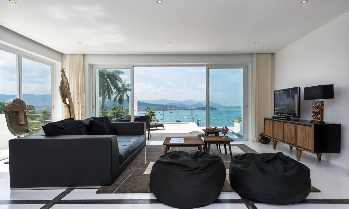Bophut Apartment | "Beach House" Sea View Pool Apartment