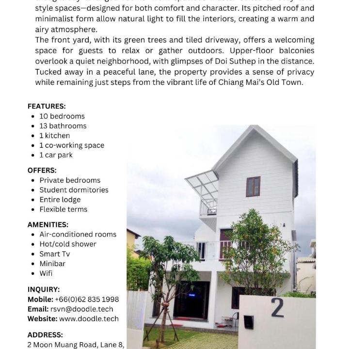 Sri Phum Hostel | Doodle Villa Tapae Gate