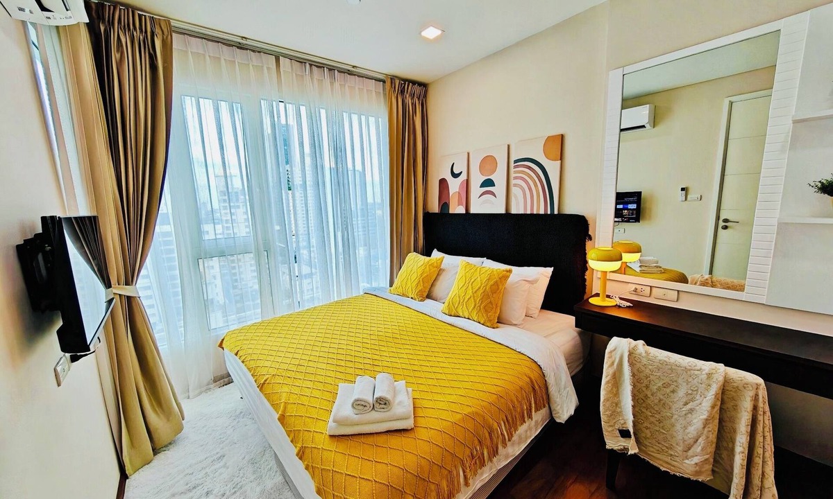 Khlong Tan Nuea Apartment | Downtown, Cozy 48sqm 1BR, middle of Thonglor, High Floor, Fast 500mpbs Wifi