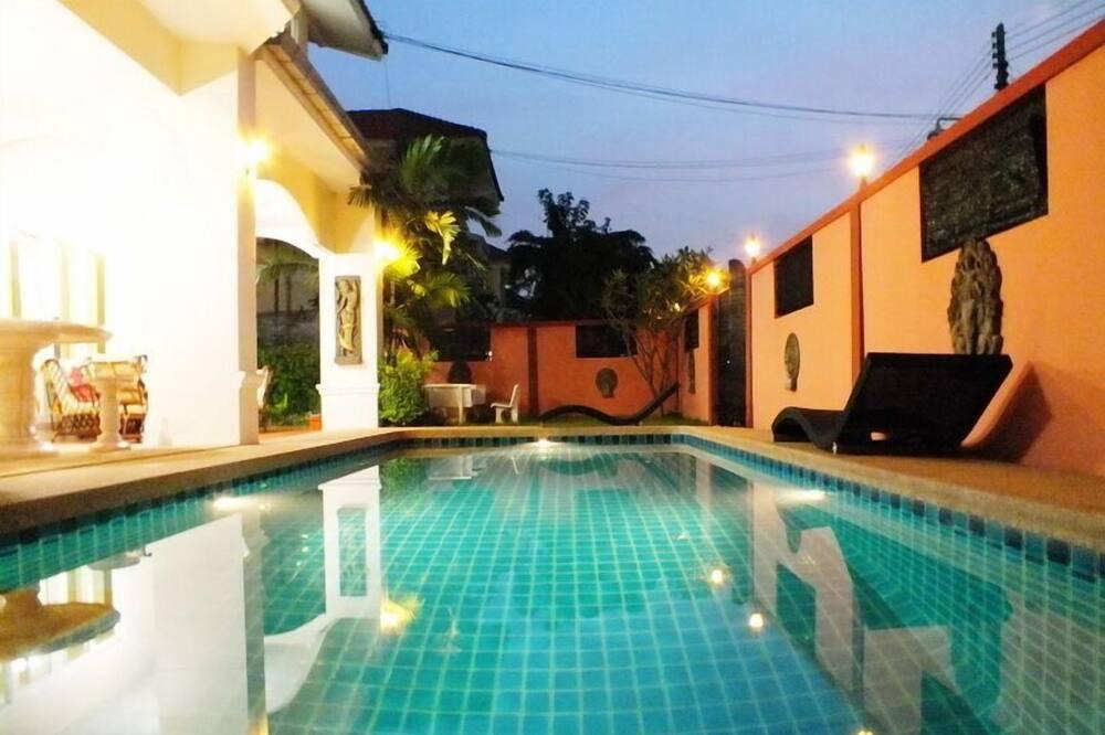 Na Kluea Villa | Good Value Spacious 4 Bedroom Villa With Private Pool Walking Street 10 Min Away