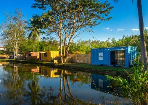 San Pa Thong Other | Lakeside Cargo in Blue - A Cozy Container Stay