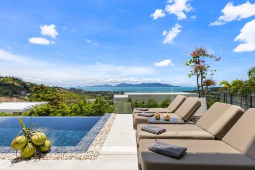 Bophut Hills Villa | Luxury 5 Bedroom Modern Villa! KBR17