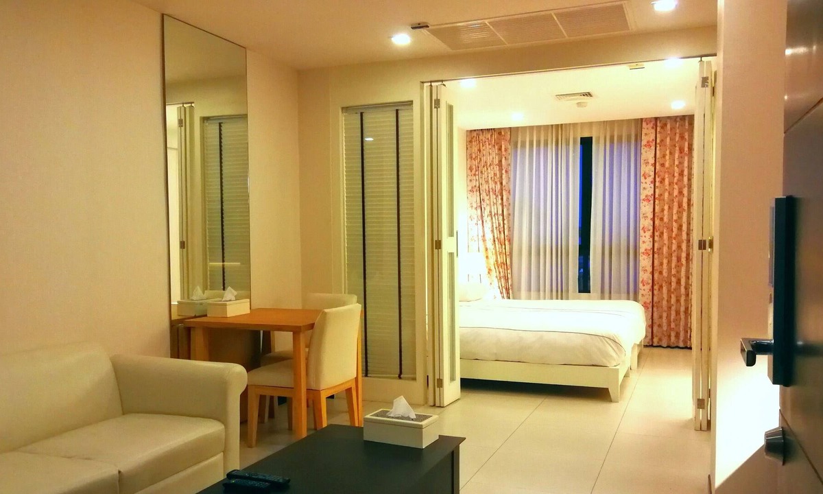 Bang Na Apartment | No.32 Twin Bed Beautiful room BTS Baring free parking
