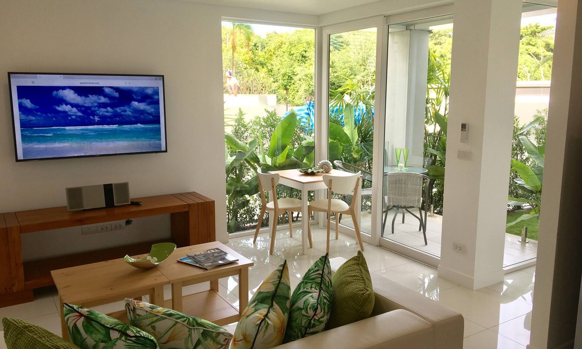 Moo 5 Apartment | Private Garden Condo - 5 min From the Beach