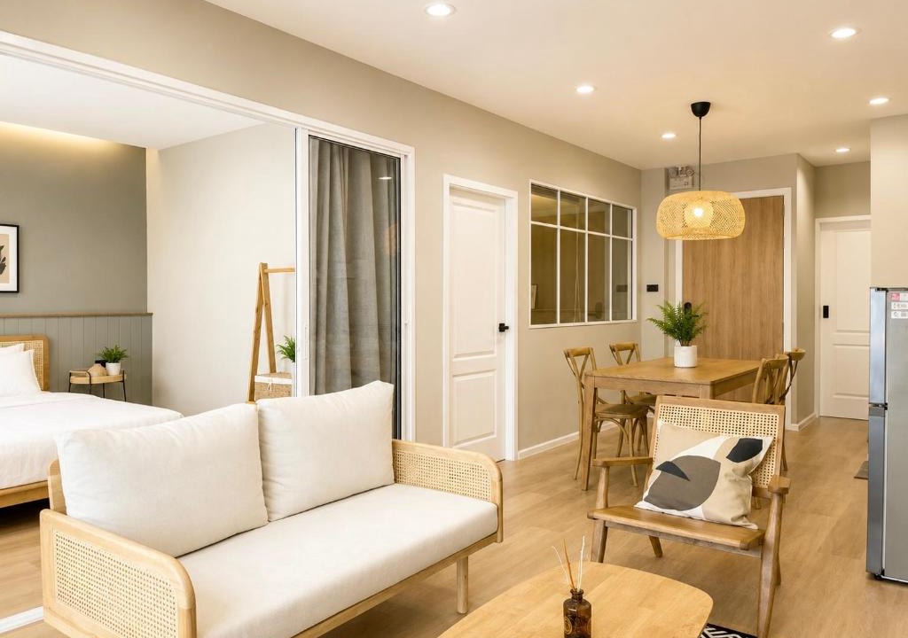 Ban Phan Thom Apartment | Vélin Khaosan - 4th Floor apartment with 2Bedrooms