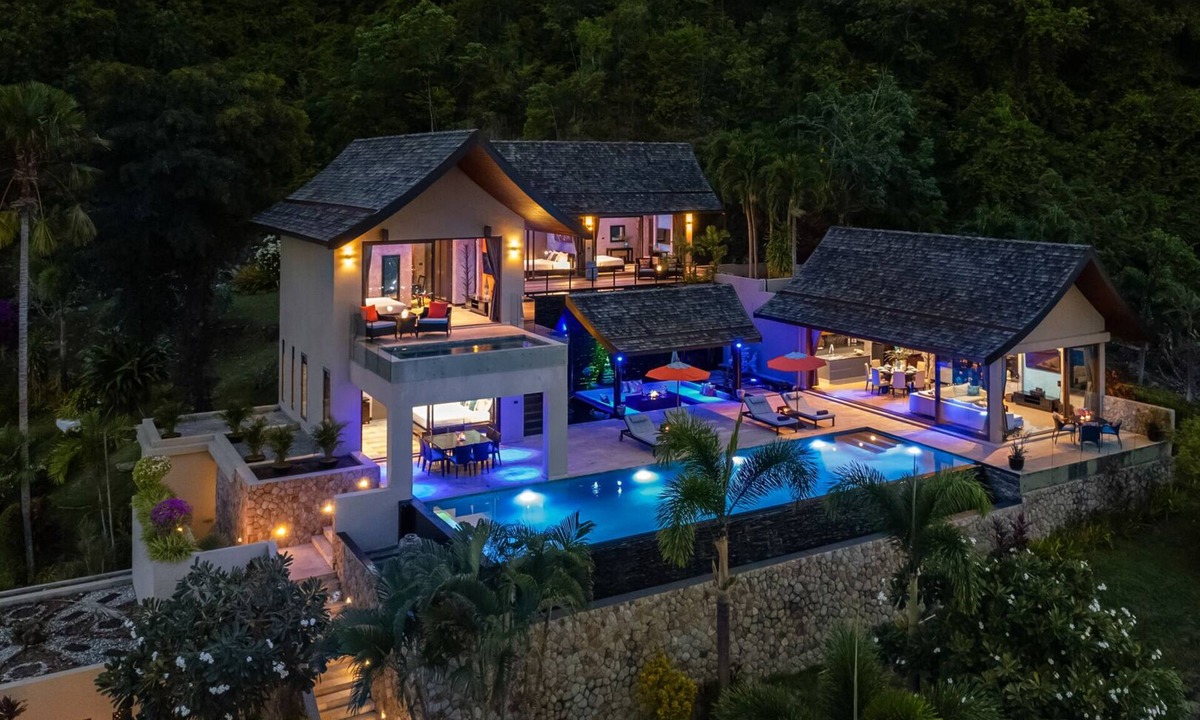 Bophut Villa | Villa Tiga: 2 Bed Cliffside Seaview Oasis