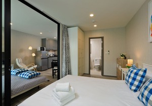1BDR apt with direct access to pool & 250m from NaiYang beach