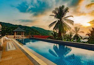 KTV- Sea view pool villa in Kata for 10 people, Big Buddha views