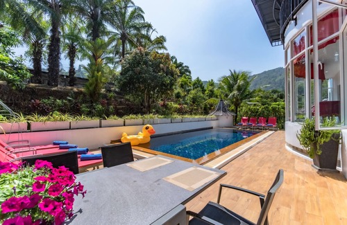 Chalong Villa | Villa Nap Dau 10 Br -Friends & FamilynPrivate Pool villa 100%nMountain view
