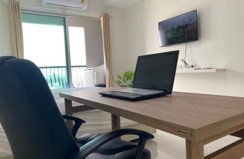 Suan Luang Apartment | 22fl Condo near Vibharam Hospital 30sqm Monthly rental