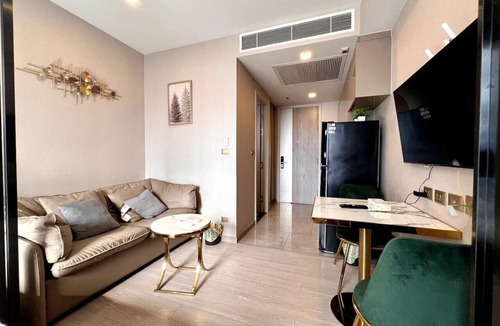 Rama 9 Apartment | 52nd Fl Studio w/Wi-Fi, Pool & Gym, MRT 200m
