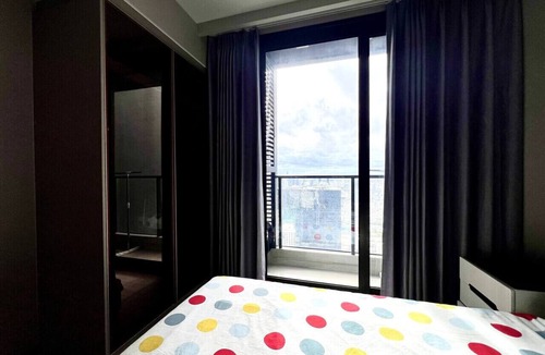 Rama 9 Apartment | 52nd Fl Studio w/Wi-Fi, Pool & Gym, MRT 200m