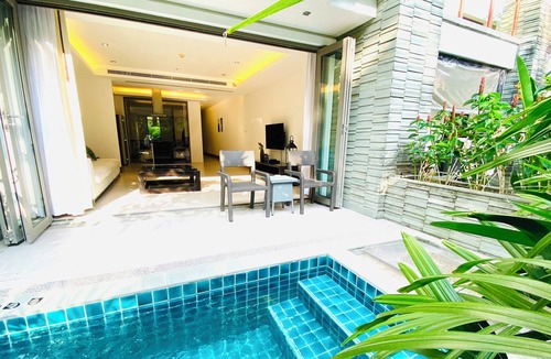 Sa Khu Apartment | Beachfront 2br 2bath apartment private jacuzzi pool 50 meter to Naithon beach