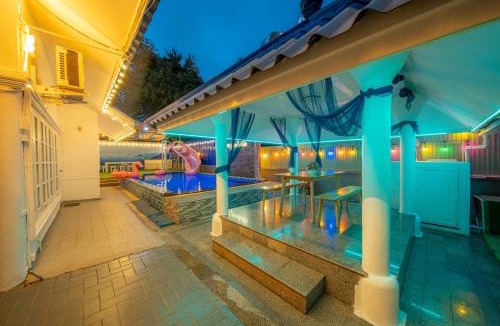 Na Chom Thian Villa | Blue Pool Villa Jomtien/350m to beach/Big Pool with Slider
