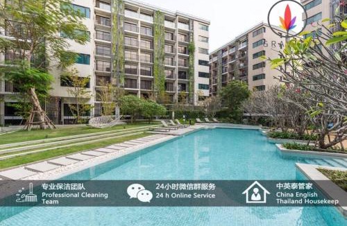 Sathorn Apartment | BTS S5 Surasak 900 meters near the Mekong River Pier Free Swimming Pool in Ferris Wheel Night Market Chinese Reception Bangkok Center