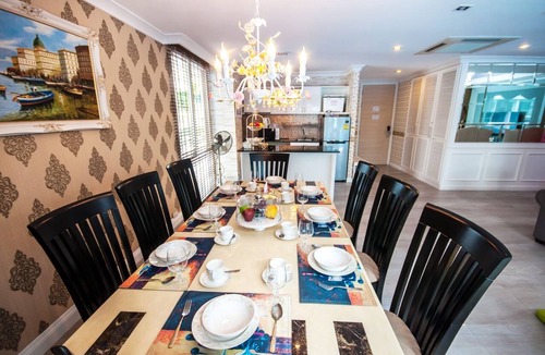 Khao Takiab Apartment | E105 Spacious Duplex 3-bedroom apartment Pool access with Playground near Beach