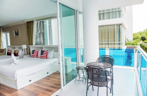 Khao Takiab Apartment | E205 Cozy 1-bedroom apartment pleasant with Kidclub near Beach