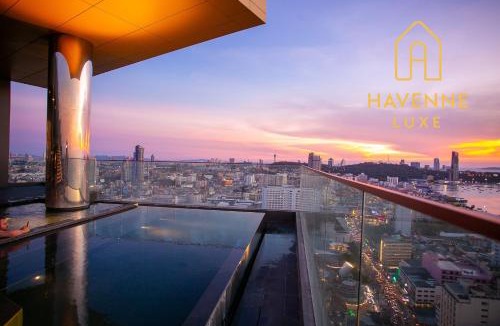 Pattaya Bay Apartment | EDGE Central Pattaya PTY High-Floor Sea View By 78