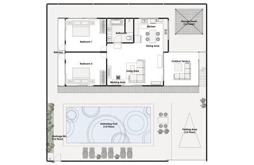 Kamala Apartment | Kamala - 2 BR Pool View Apartment