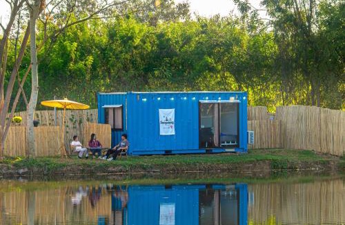 San Pa Thong Other | Lakeside Cargo in Blue - A Cozy Container Stay