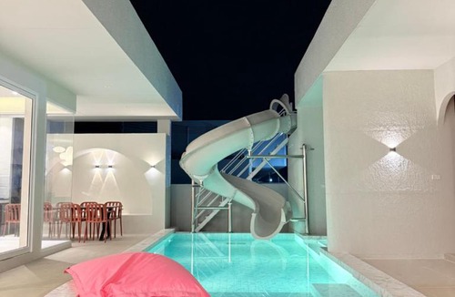 Pak Nam Pran Villa | Lively Holiday Home at Leleaf Sea Beach Pool Villa with Slider Near Beach