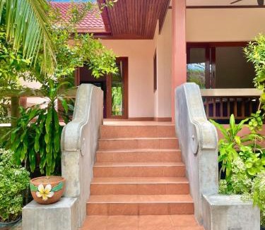 Na Thon House | Villa Dua-Beachfront Sunset Peaceful Garden Villa