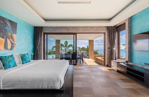 Bophut Villa | Villa Tiga: 2 Bed Cliffside Seaview Oasis