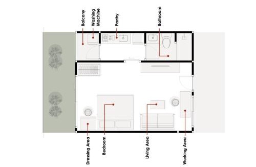 Chalong Apartment | White House Apartment - Chalong