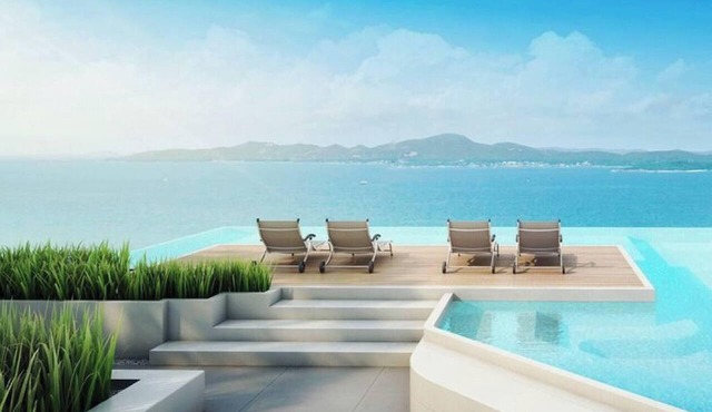 2 Bed Room Rare Unit With Bath Tub Sea View in Pattaya City