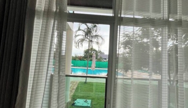 3-bedroom building in cool Banglamung with WiFi, AC, fitness room
