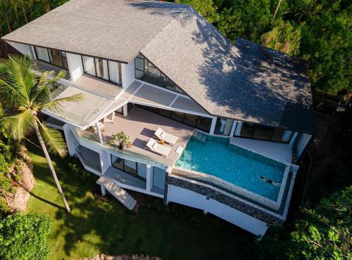 5BR Luxury Seaview Designer Villa with Pool & Gym in Koh Samui