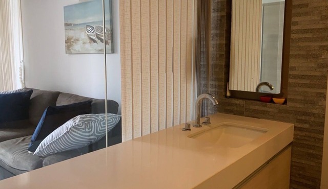 Chic 1-bedroom apartment in marvelous Nong Kae with AC, WiFi