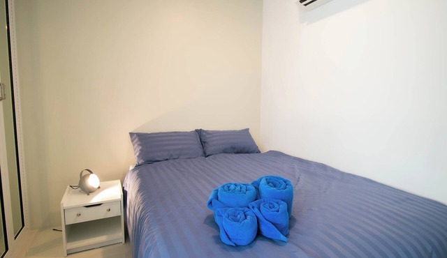 Family for 5people, 2 pools, AC, Kitchen, Fitness and near the beach