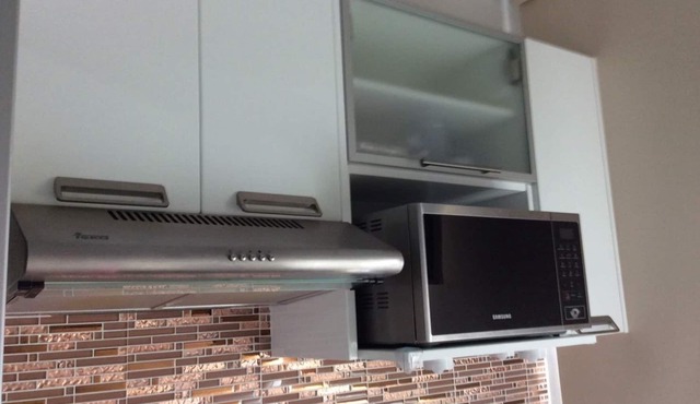 Fully furnished condo close to BTS Bearing, Hospital, and Mega Mall.