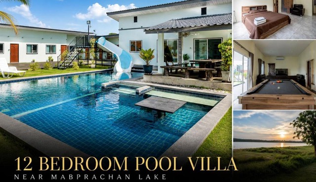 Luxurious 12-Bedroom Villa Retreat in Tambon Pong, Thailand