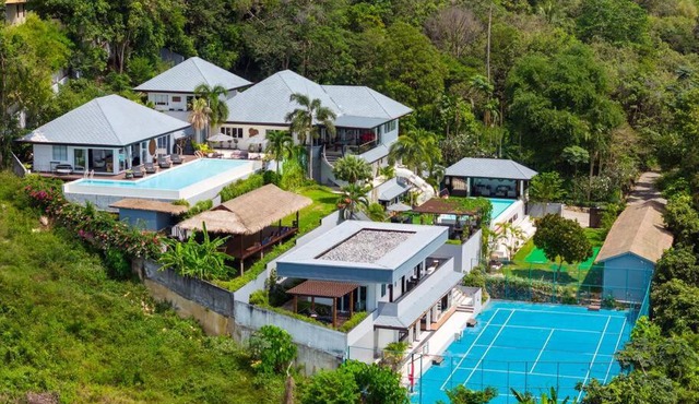 MM Villa Koh Samui 8 Bedroom Seaview Sunset with 2 Pools in Ban Bang Po