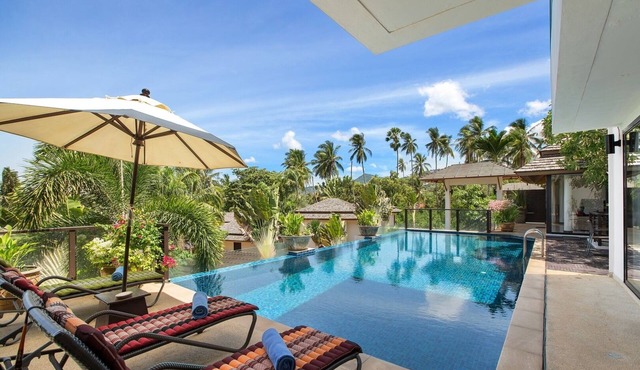 Modern 4BR Oceanview Villa | Bophut Beach in Koh Samui