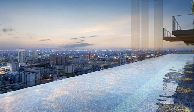Rooftop pool gym shopping mall train boat walk 5 min high floor wifi 22