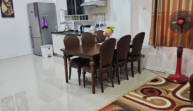 Separate 1Bed 1 Bath luxurious 80 sm house . Swimming pool, gym and sauna.