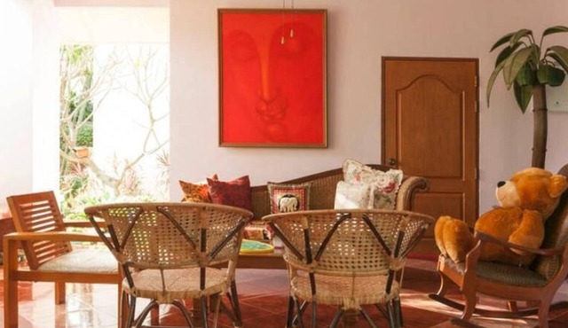 Teak Room with Mountain View