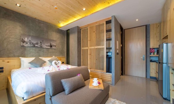 Nai Harn Apartment | Лофт-студия 10 минут до пляжа B228 by IBG Property