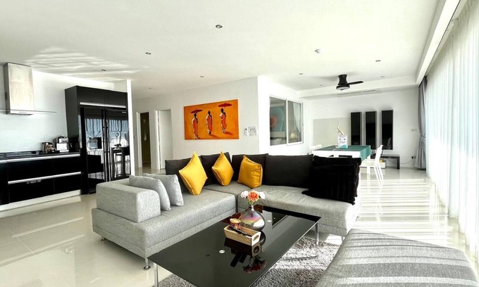 Karon Apartment | A26 - Great 100 percent Seaview 2bedroom 1 bathroom and bubble Jacuzzi