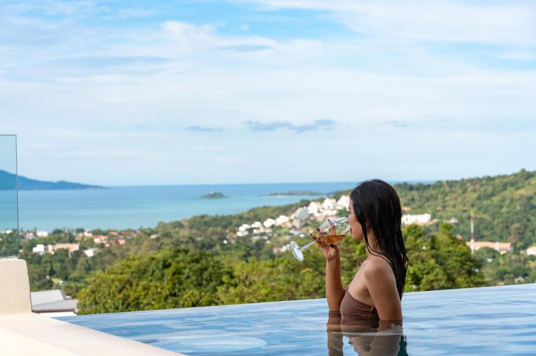 Bophut Hills Villa | Bow Villa-Bophut-Seaview-4 Bedrooms