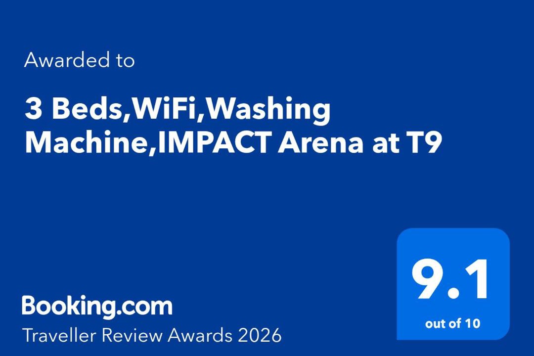 Ban Mai Apartment | 3 Beds,WiFi,Washing Machine,IMPACT Arena at T9