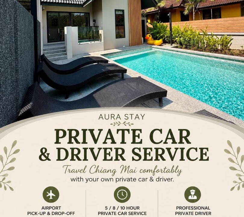 Ban Waen Villa | AURA STAY - HeyLanna Private Family Pool Villa walk to Kad Farang