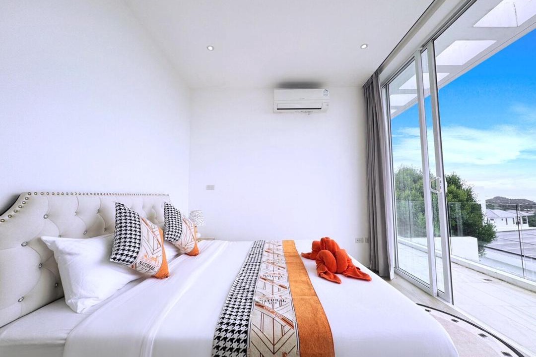 Bophut Hills Villa | Bobut beach, Koh Samui, Thailand, half mountain sea view, four-bedroom, four-bathroom villa B
