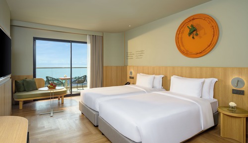 Standard Double Room, Balcony, Ocean View (Garden Wing)