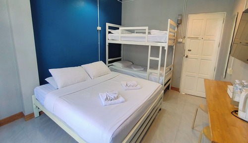 Family Room, Shared Bathroom